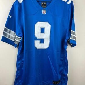 New Detroit Lions Jameson Williams #9 Nike Blue Jersey Men’s L NFL One Pride